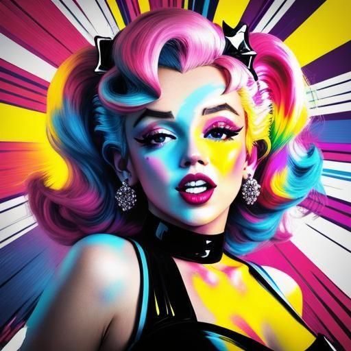 Pop Art Maid Becomes Tornado on Hollywood Boulevard