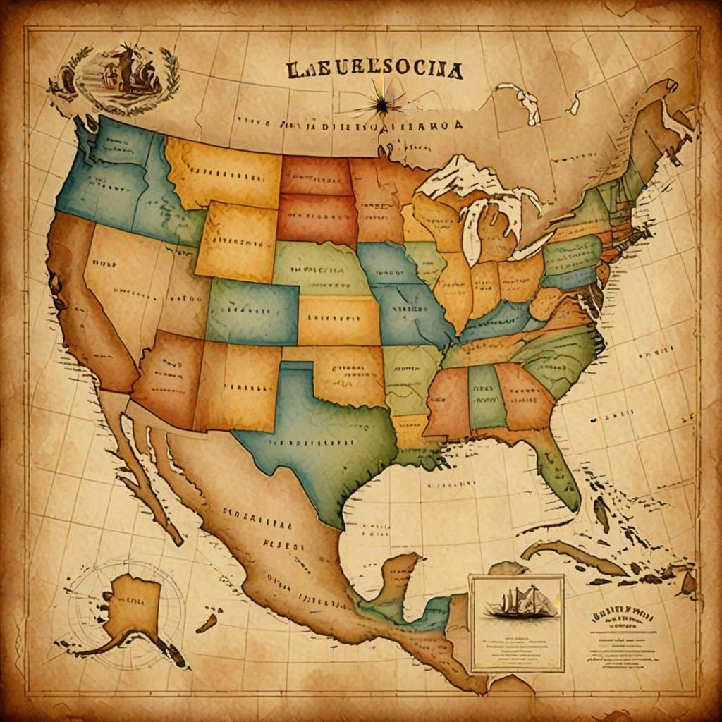 Alternate History US Map: European Powers Control Territorie...