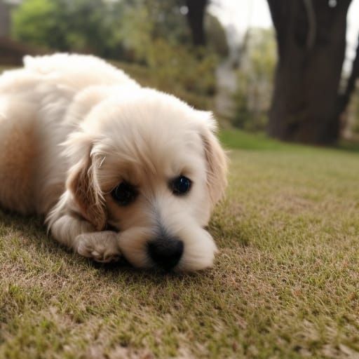 Cute Dog Generated by AI