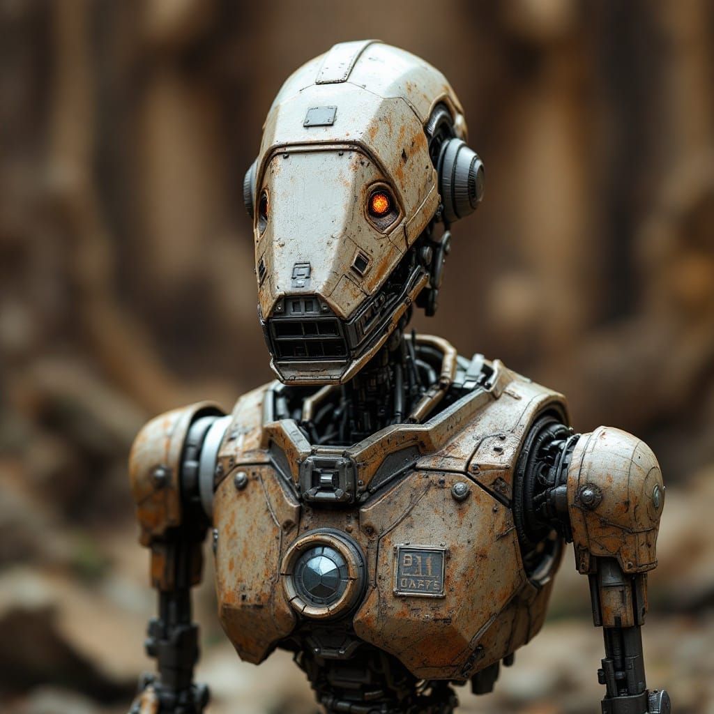 Weathered B1 Battle Droid from Star Wars