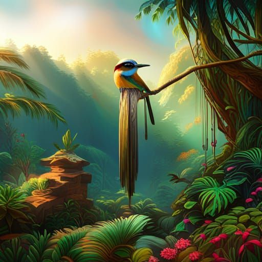 Turquoise-Browed Motmot