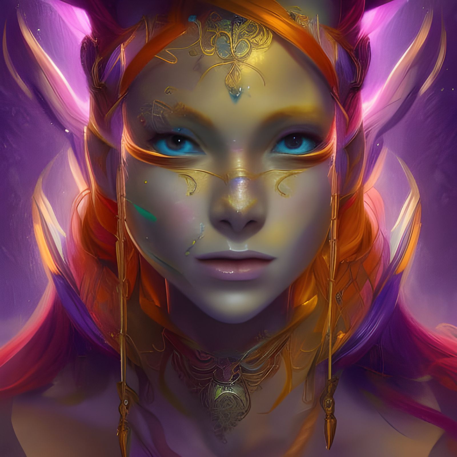 Fantastical Beauty in Detailed Matte Painting