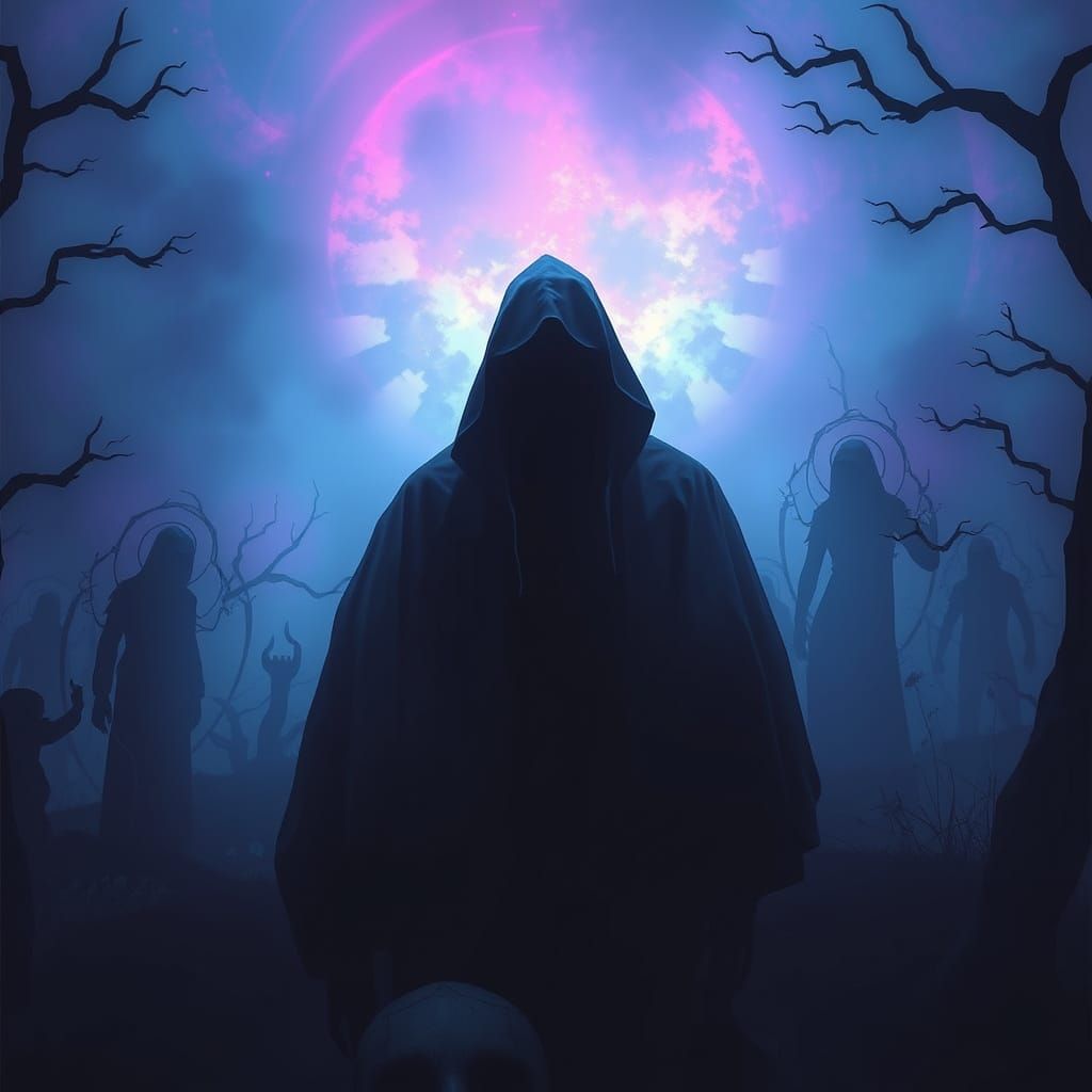 Mystical Realm of Shadows and Silhouettes