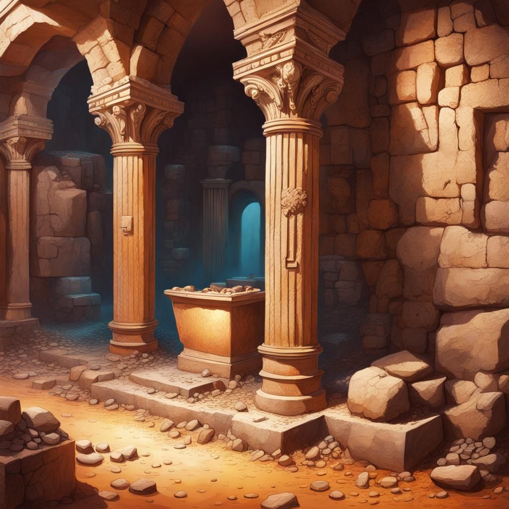 Hyperrealistic Archaeological Excavations: Detailed Concept ...