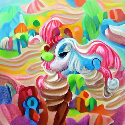 Ice Cream Pony in Candyland Wonderland