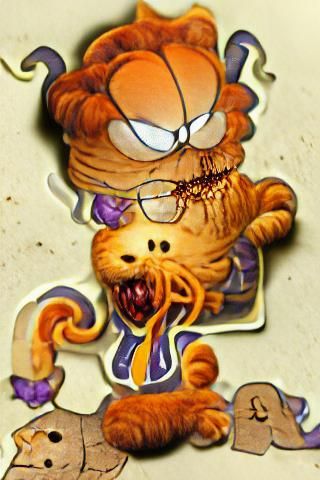 Eldritch Horror Garfield: Grotesque Cartoon Decay