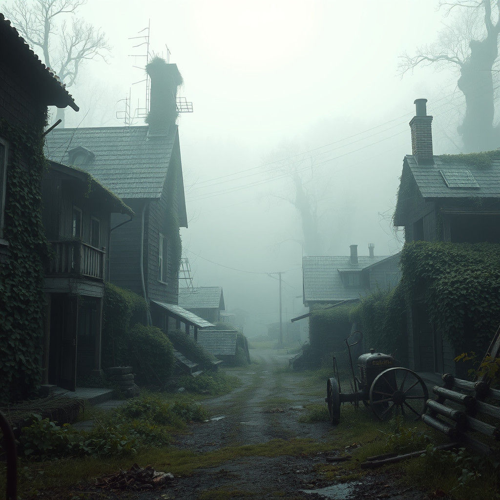 Overgrown Village Reclaimed by Nature