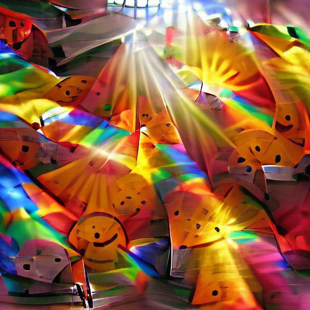 Radiant Sunshine Rays of Happiness