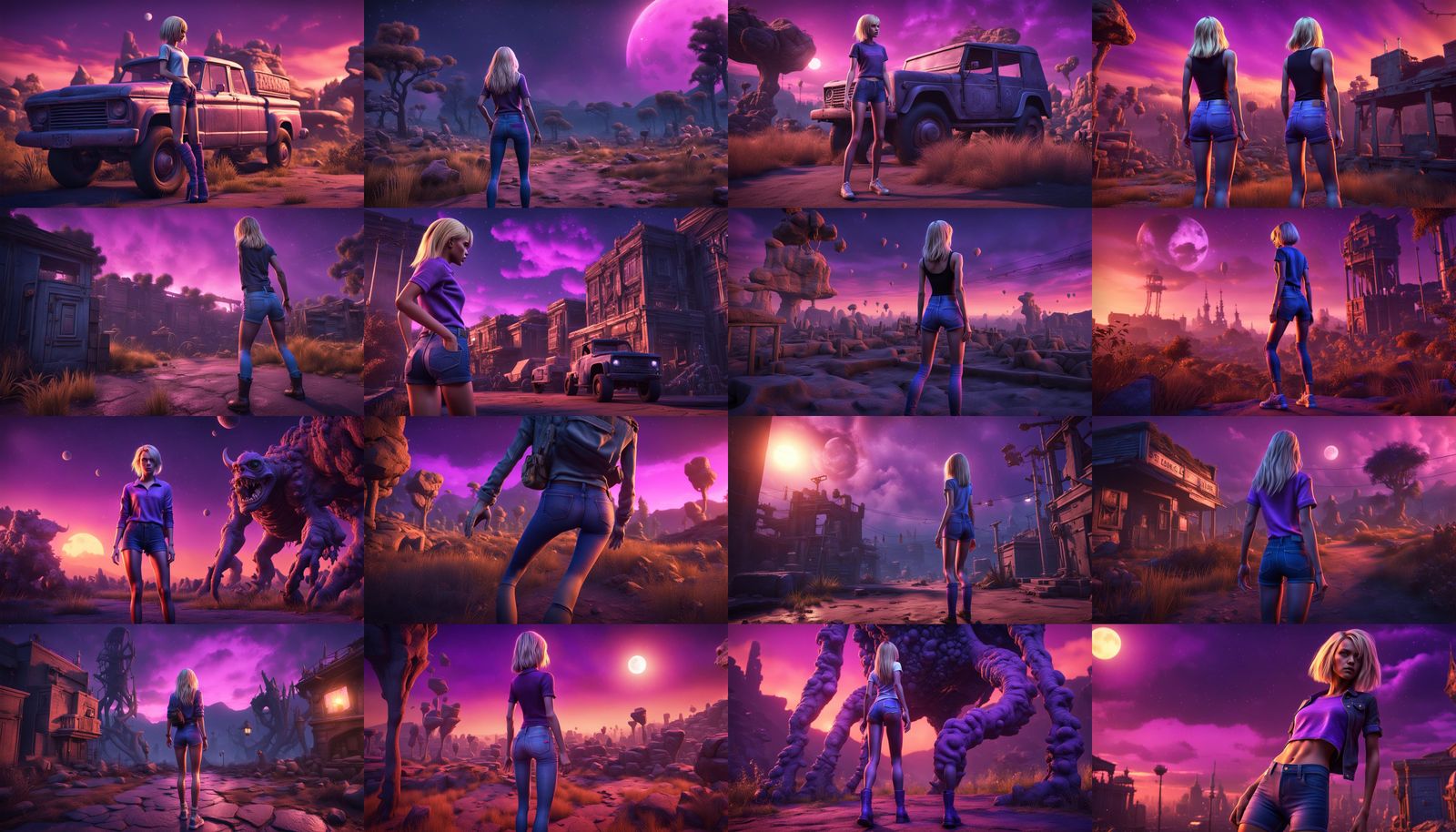 Surreal Twilight Zone World with Detailed 3D Graphics