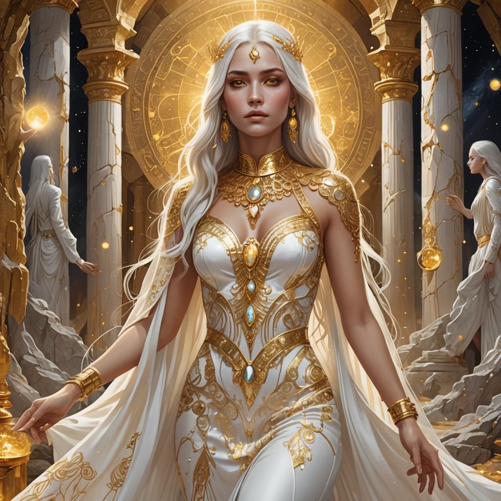 Goddess of Gold in Astral Cosmic Style