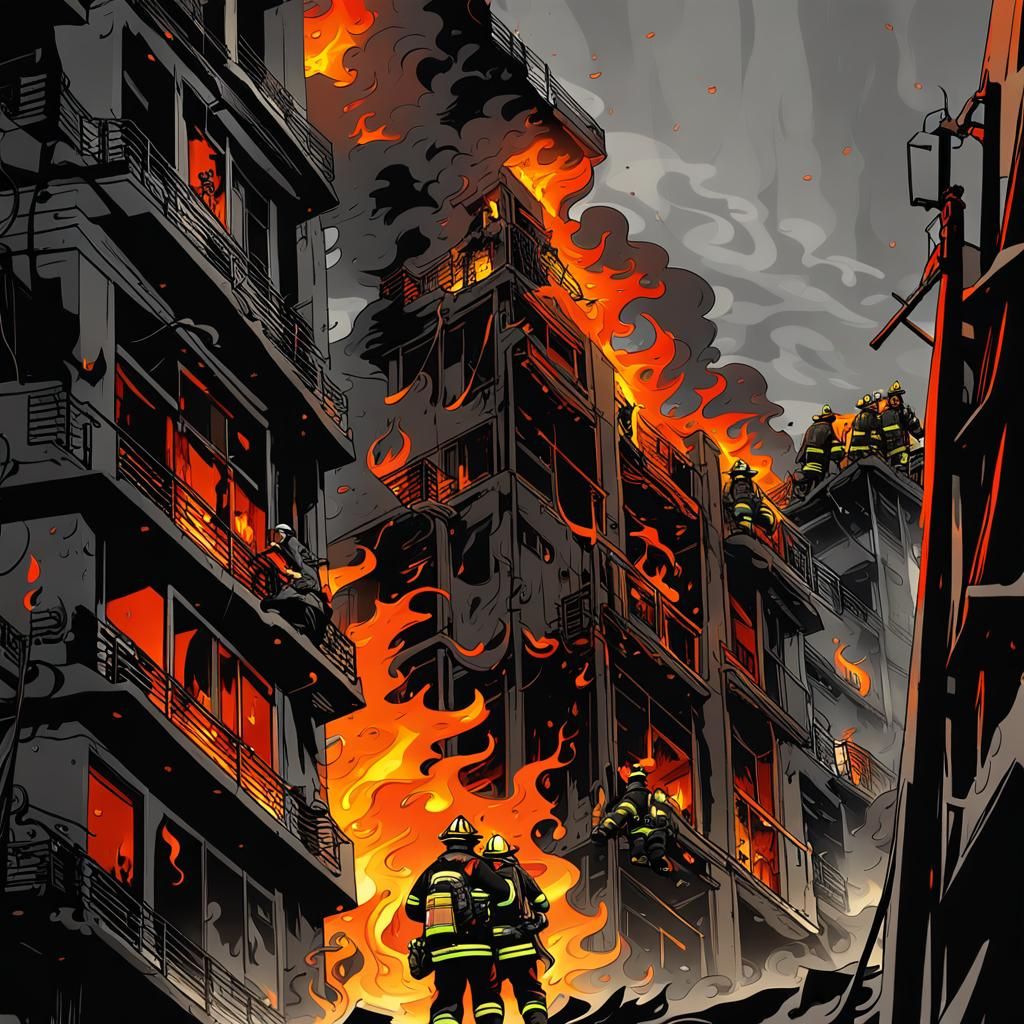 Firefighter Rescues Child From Burning Building