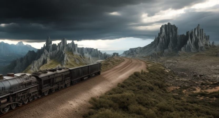Future-Proof Trains Unleash Thunderstorms in Hyperrealistic....