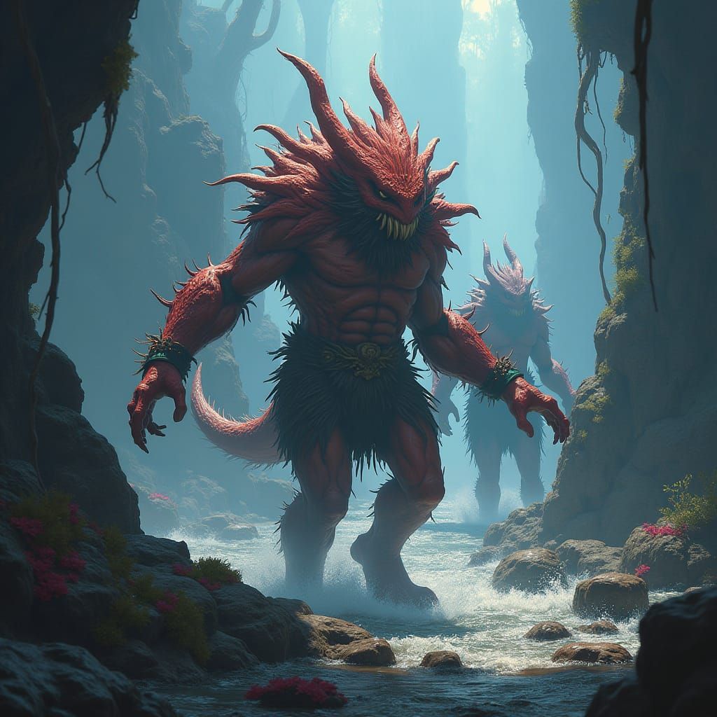 Perilous Journey: Detailed Fantasy Concept Art