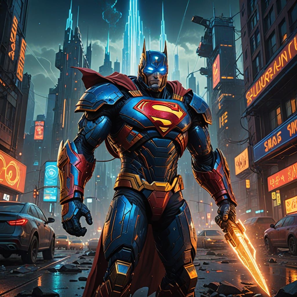 Epic Clash: Viltrumite Warrior Meets Superman in Futuristic ...