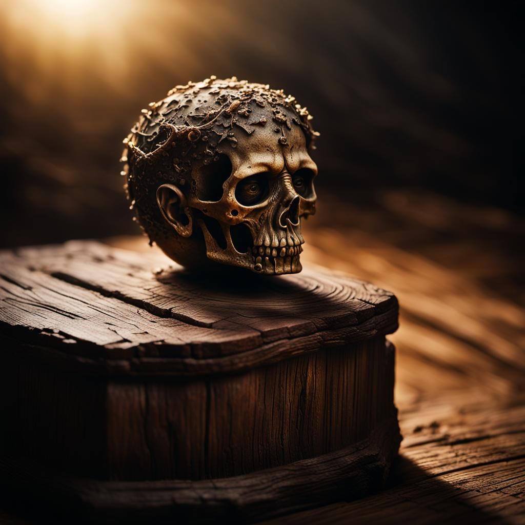 Mysterious Cursed Object in Hyperrealistic Macro Photography