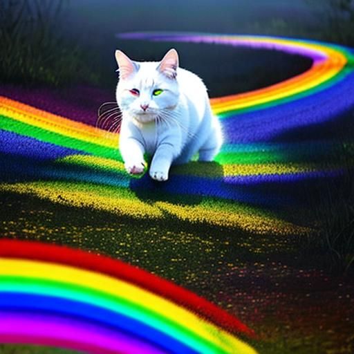 Pets Journeying Over the Rainbow Bridge