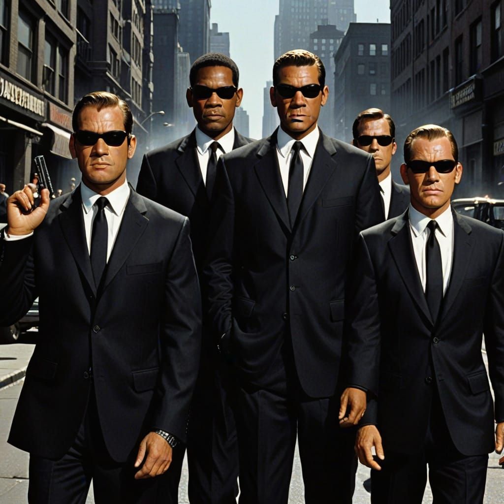 Men in Black: Minimalist Secret Agents