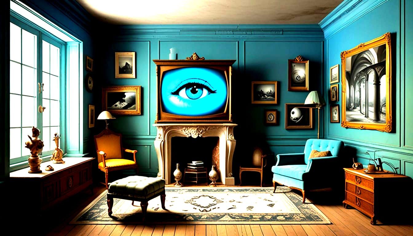 Surreal Chaos in a Clockless World