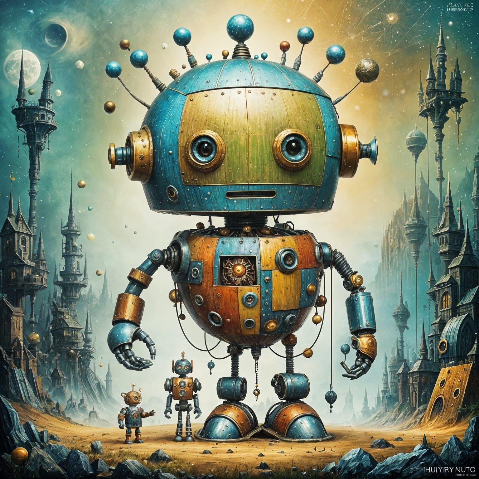 The wilful child -  a robot fairy tale