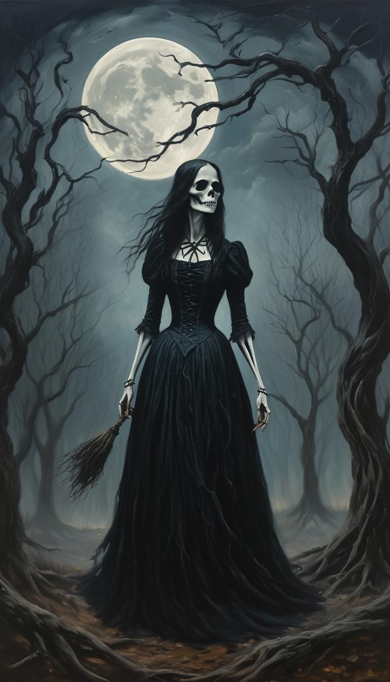 Gothic Victorian witch