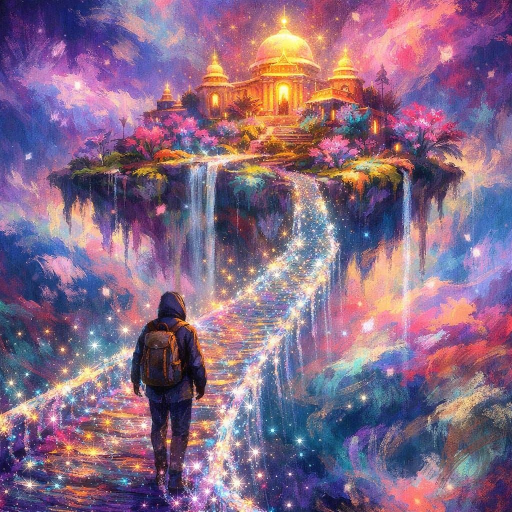 Fantasy Floating island Getaway