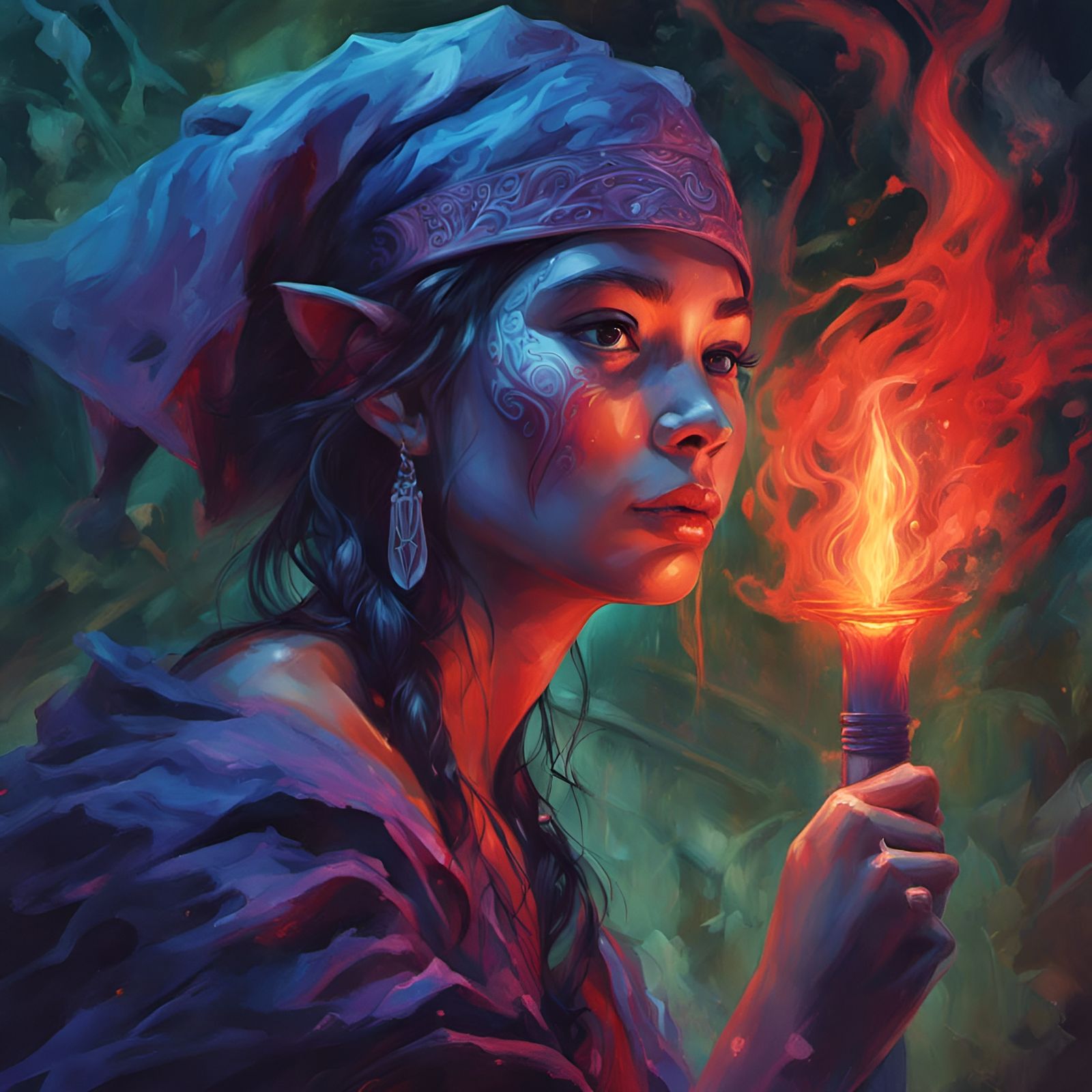 Wood Elf in Torchlight