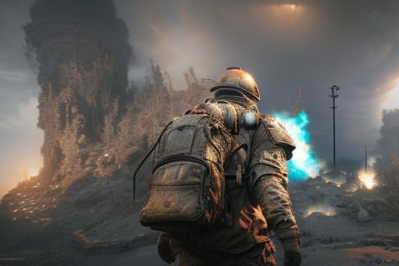 Post-Apocalyptic Vapor Landscape in Unreal Engine