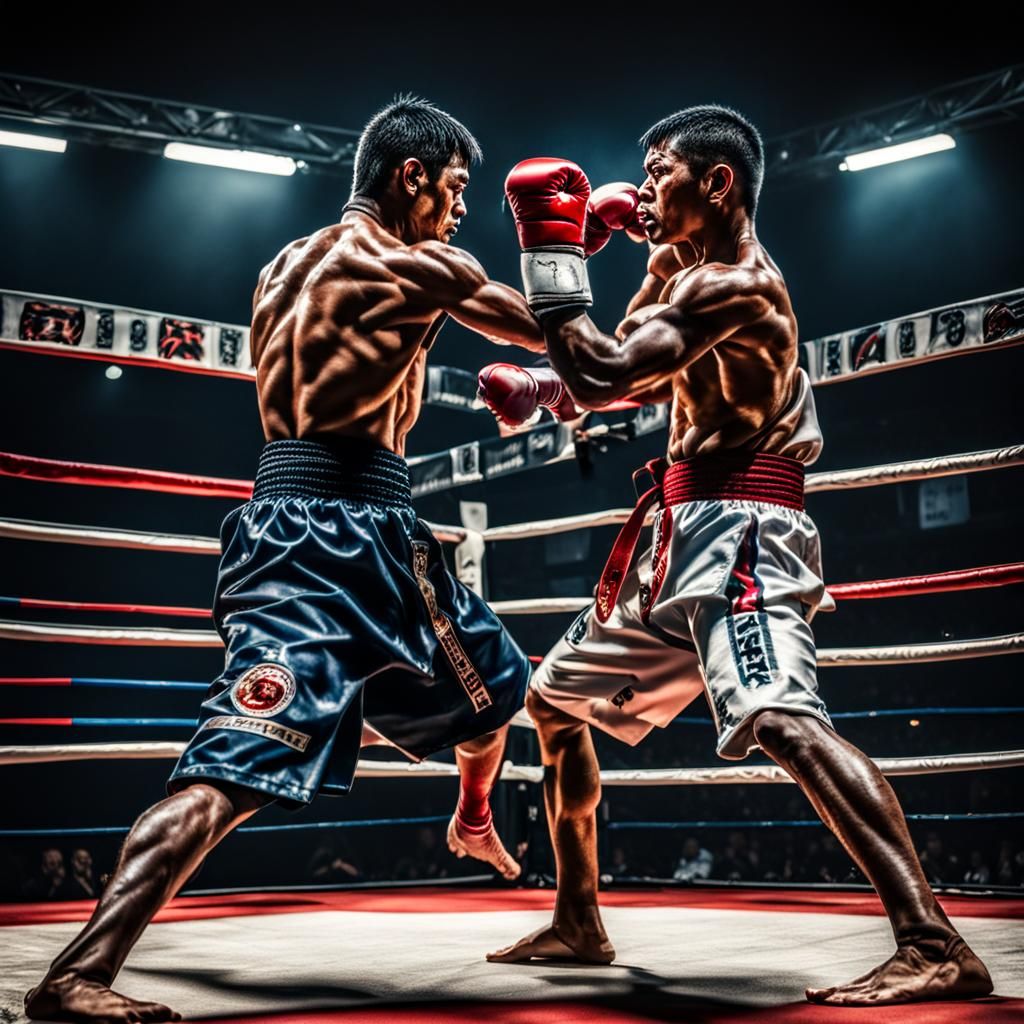 Karate versus Muay Thai in Hyperrealistic Detail