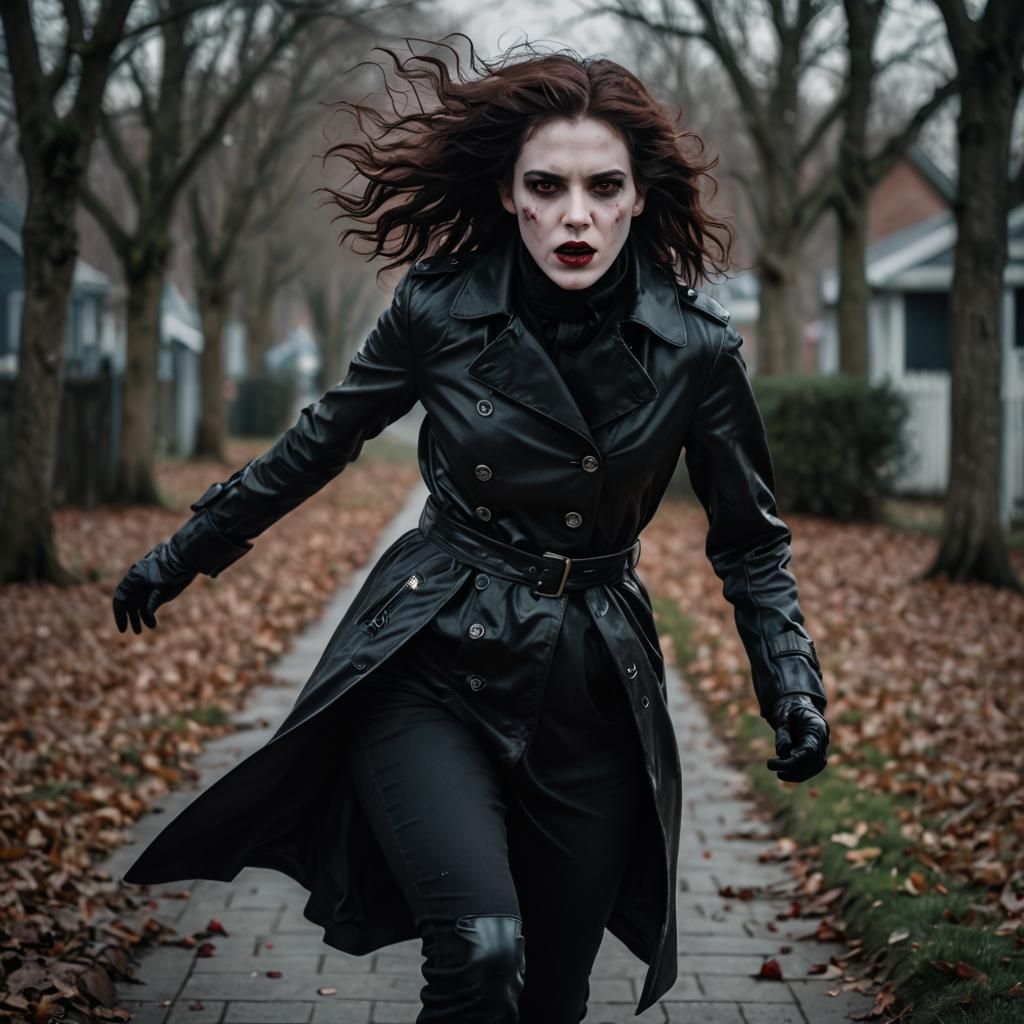 Gothic Vampire Portrait in Horror Photography Style