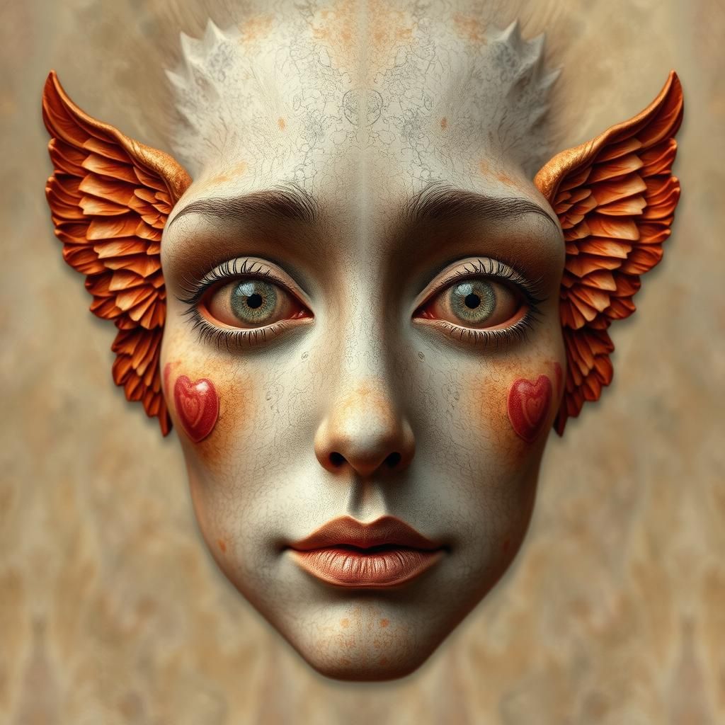 Random Pareidolia Image Reveals a Hidden Face