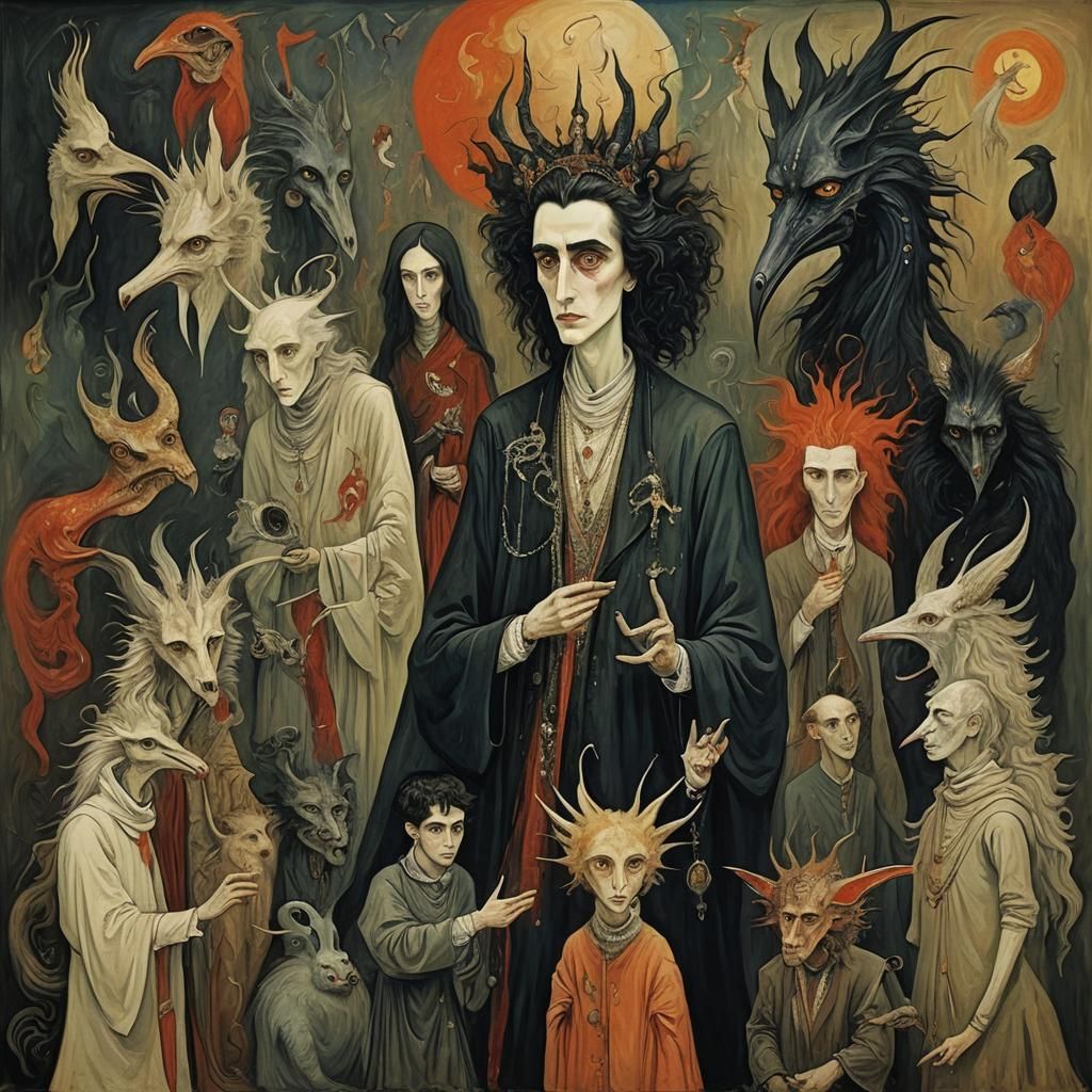 Schizophrenia in Surrealist Style