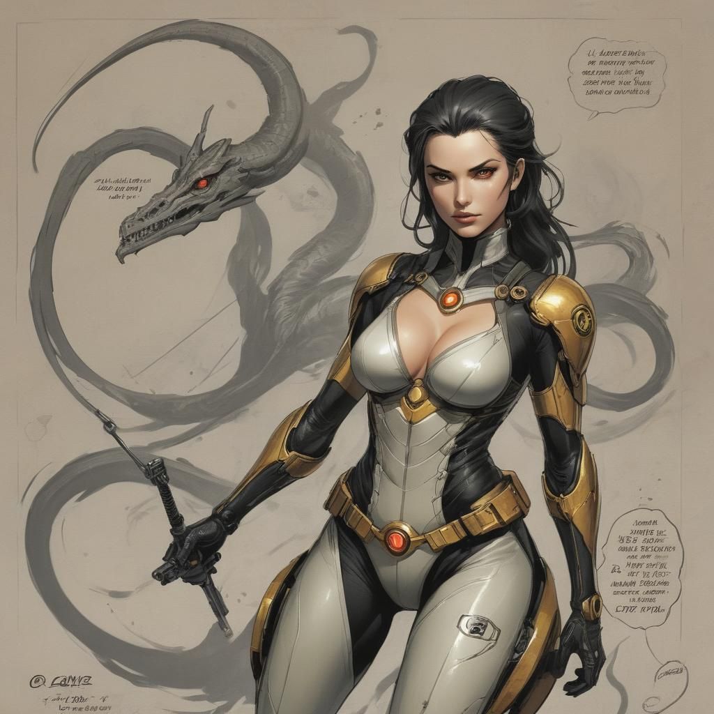 Surreal Princess Strums Nautilus Lute