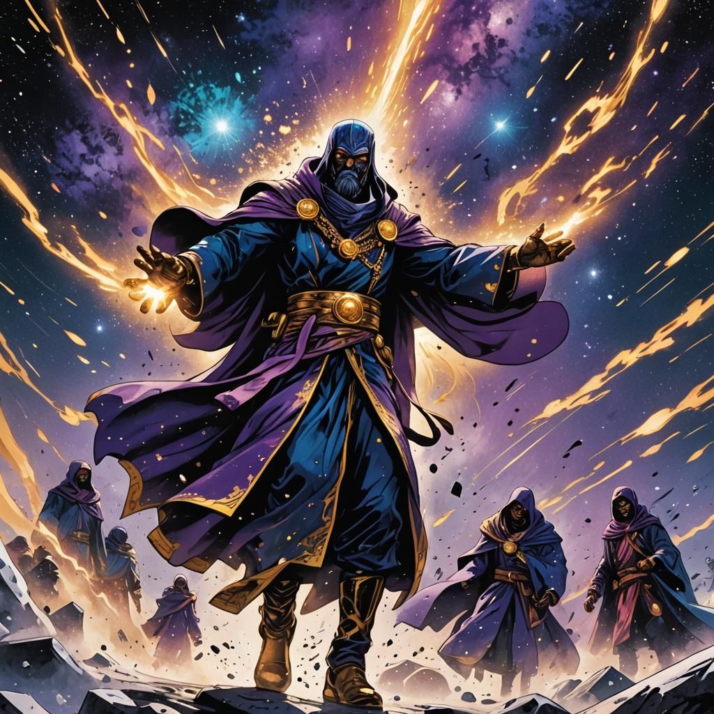 Chumaks Ride the Night Sky: Comic Book Art