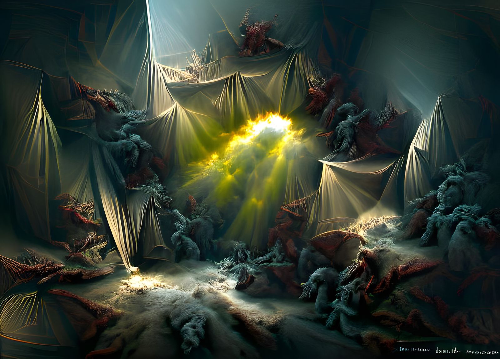 Big Bang Prelude: Volumetric Horror Art