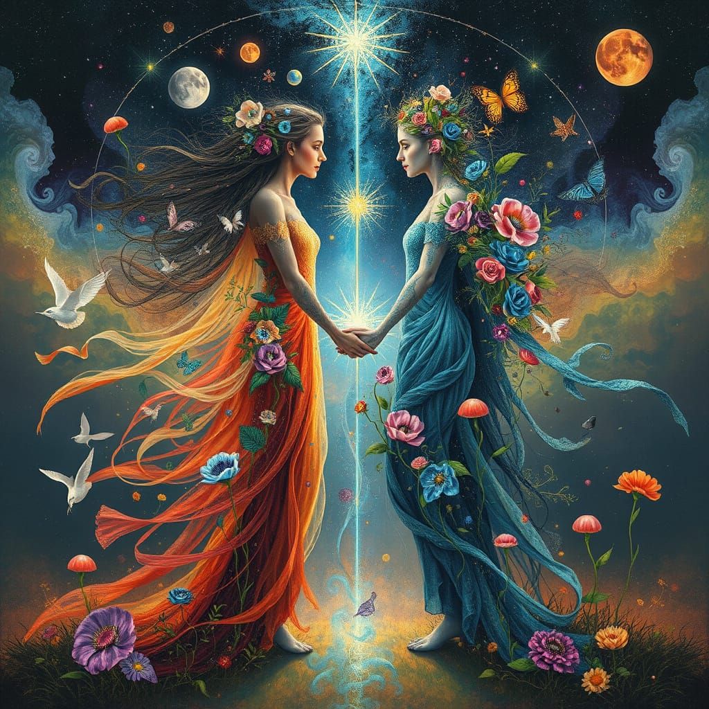 Cosmic Surrealist Dreamscapes: Ethereal Fantasy Realms