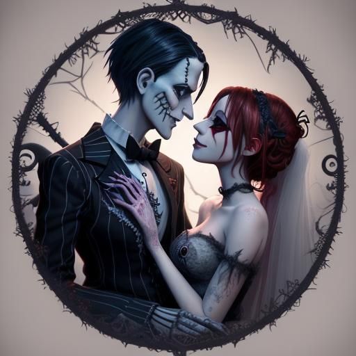 Nightmare Before Christmas: Jack and Sally's Wedding