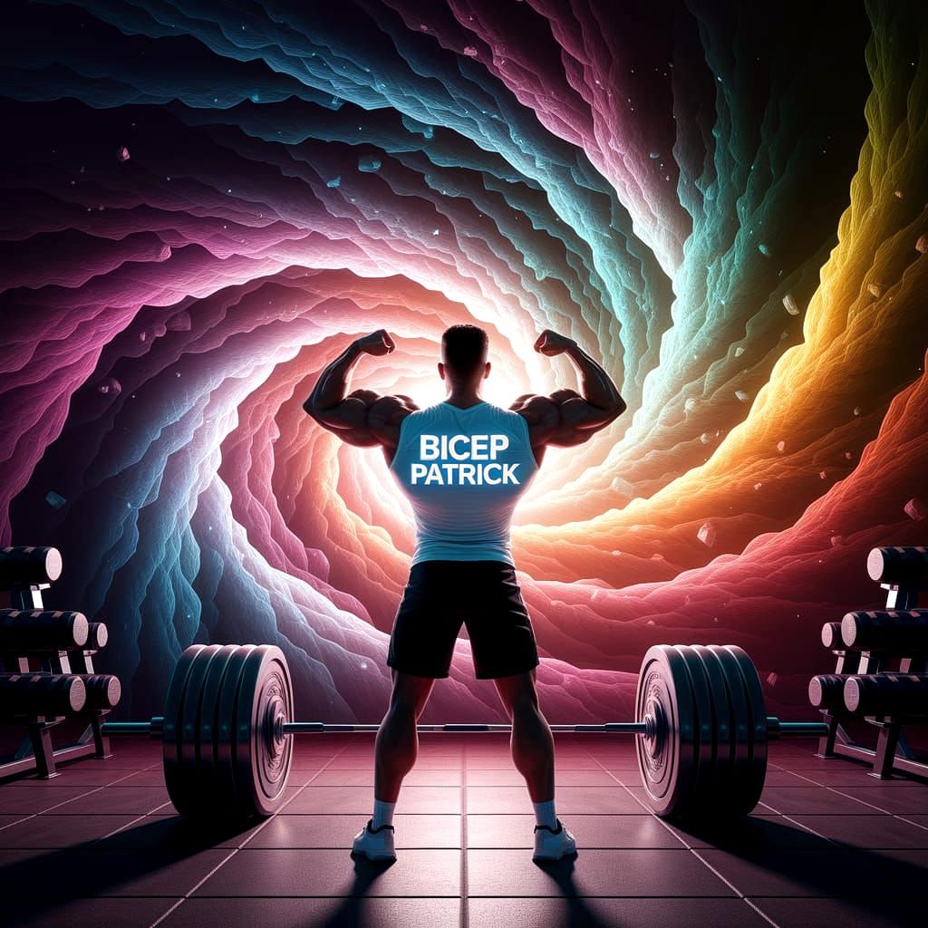 Muscular Hero Dominates Dynamic Gym Scene