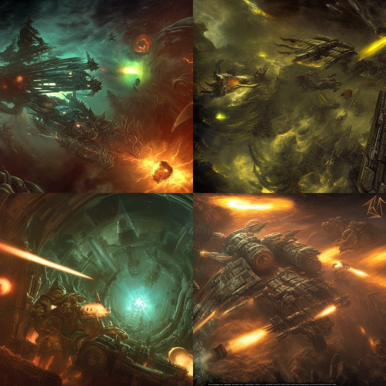 Warhammer 40k Inspired Astarte Battle Scene