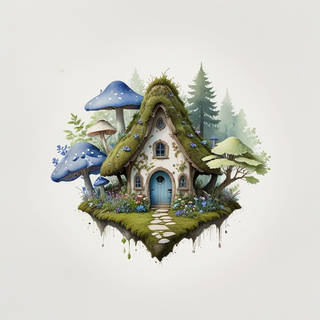 Whimsical Woodland Cottage in Enchanted Forest