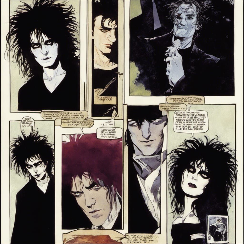 Sandman: Dream of the Endless in 90s Goth Style