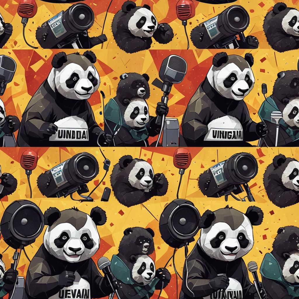 Funny Panda on Ugandan News: 3D Cartoon