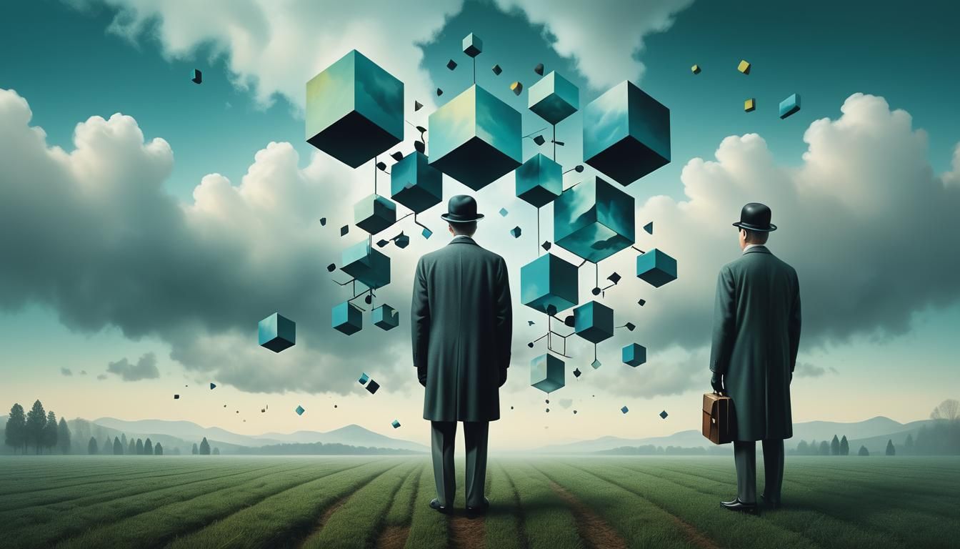 Cubist Automaton in Fractal Mist, 16k Resolution