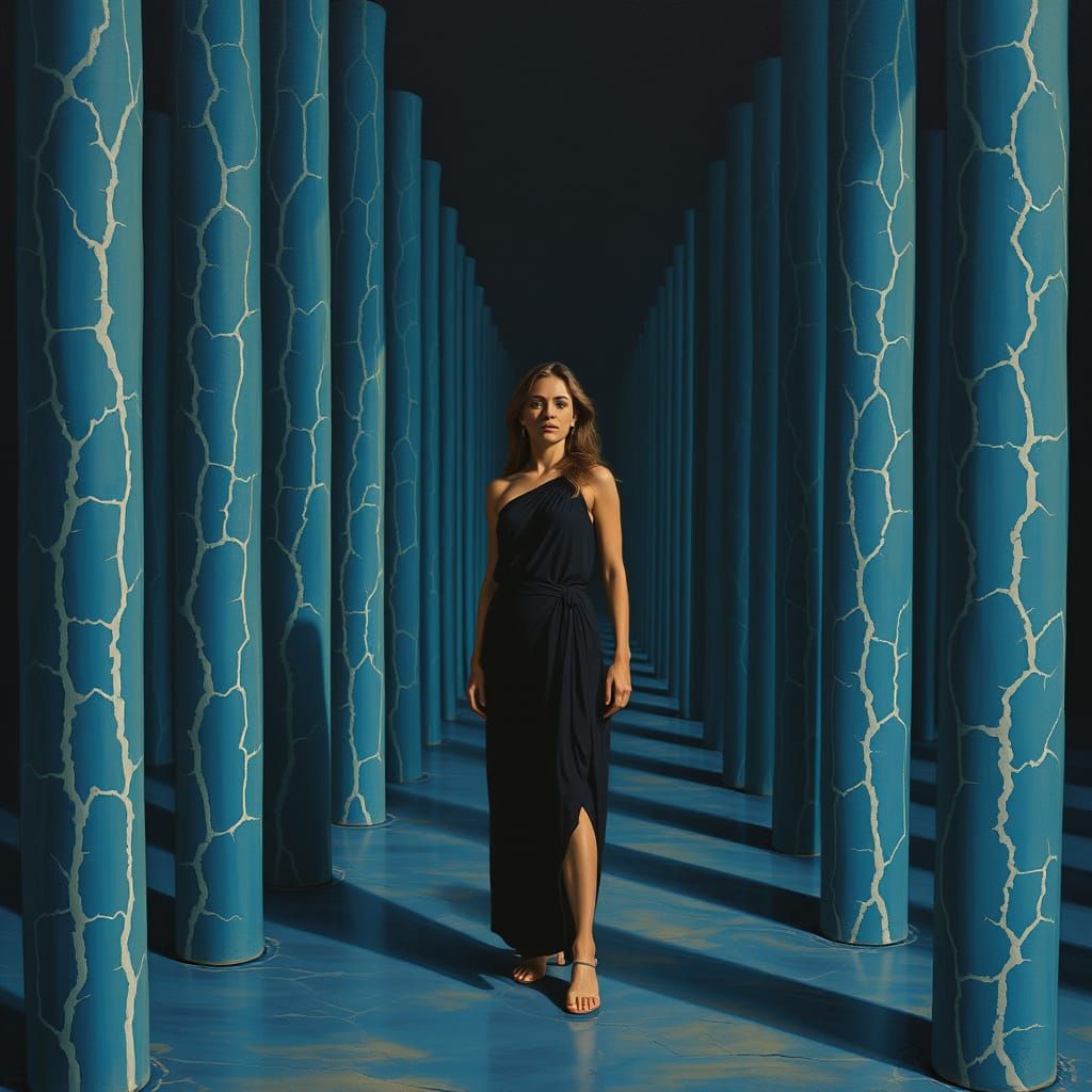 Surreal Masterpiece in Yves Tanguy Style