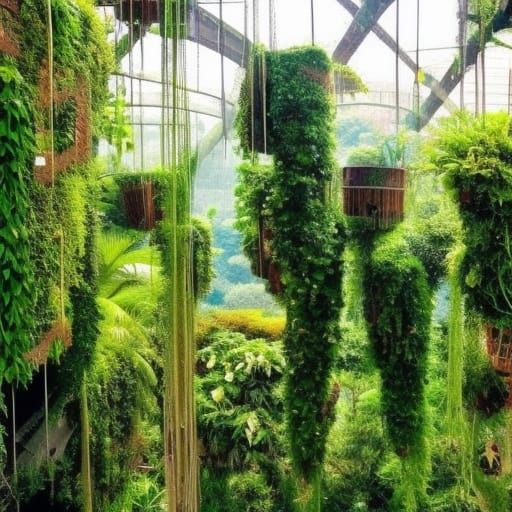 Hanging Garden in India: A Tranquil Scene