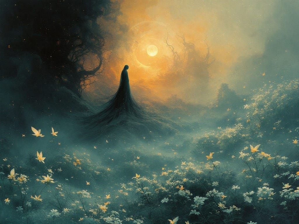 Ethereal Dreamscape in Soft, Pastel Hues