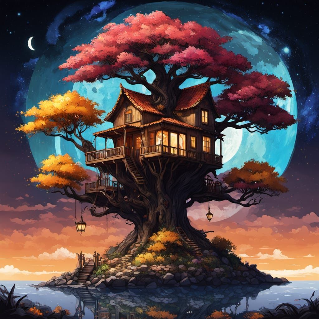Fantasy  tree House