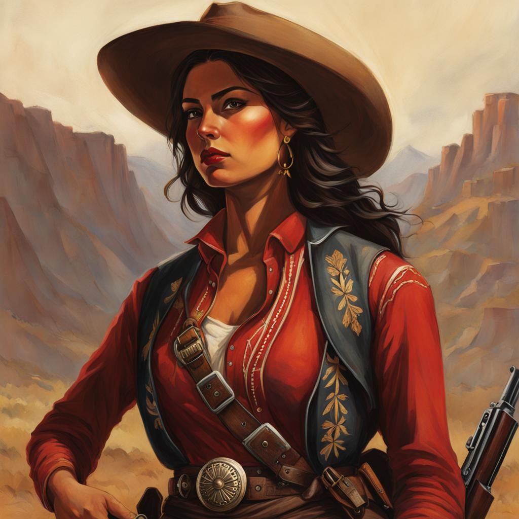 Female Mexican Outlaw: A Portrait of Defiance