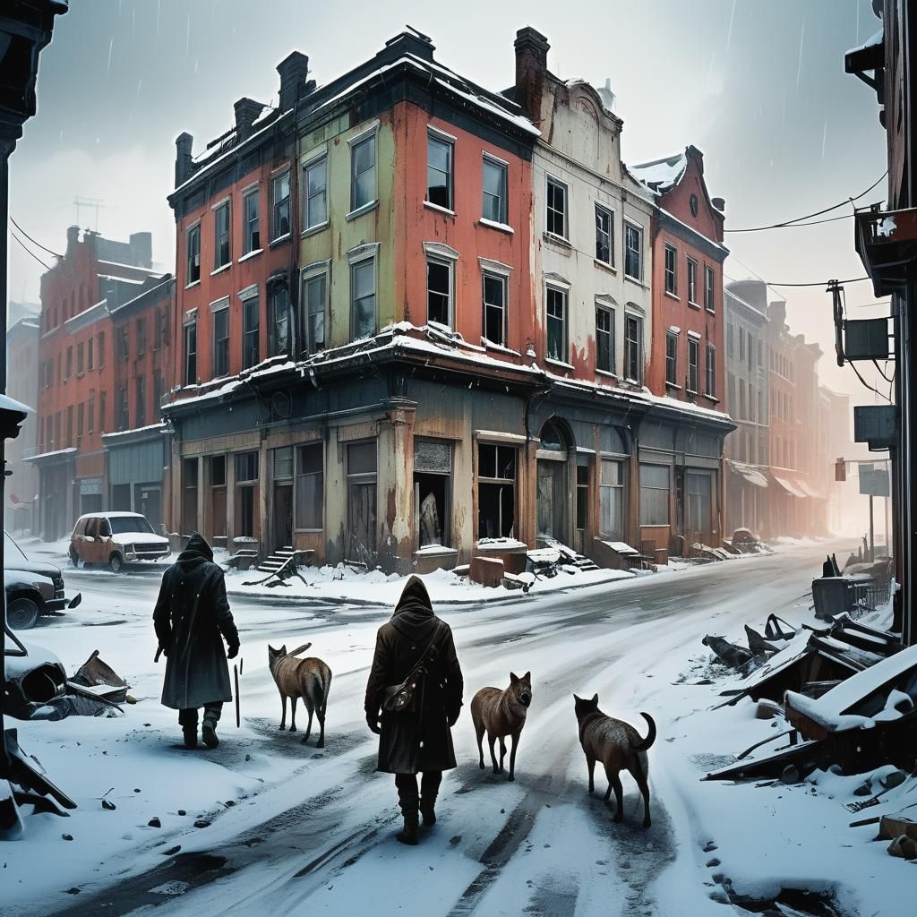 Baroque Apocalypse: A Desolate Winter Wonderland