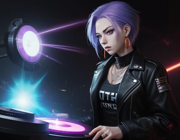 Fierce DJ Commands Dance Floor with Electrifying Beats