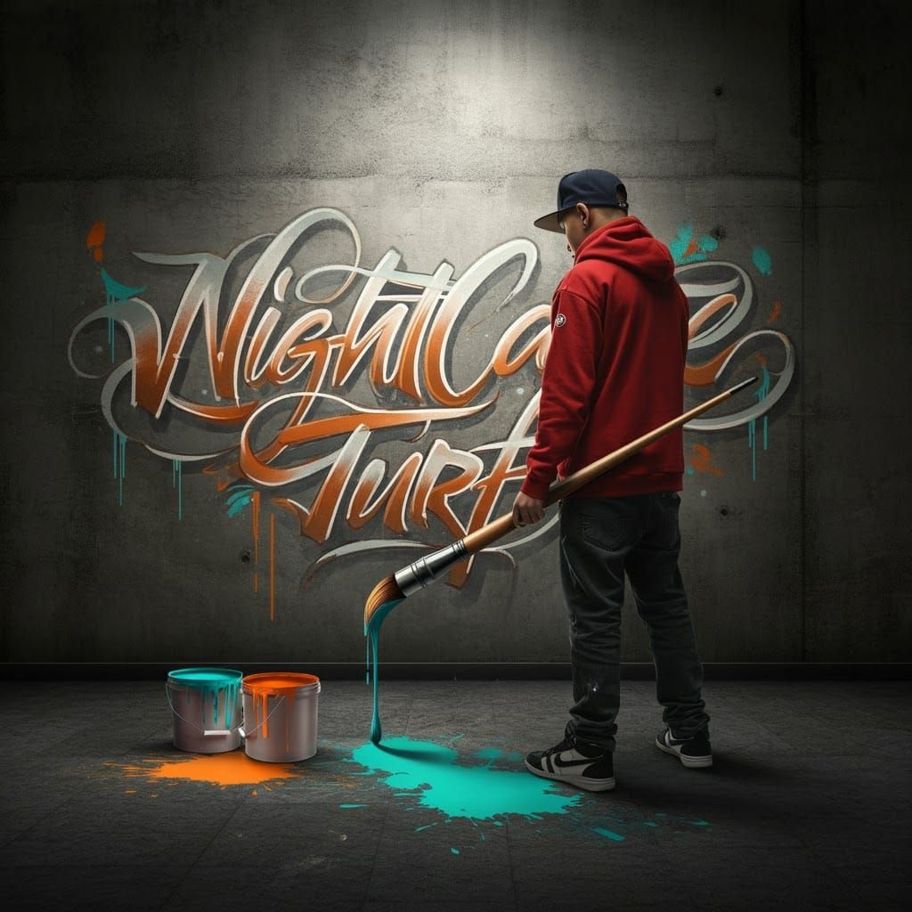 Urban Calligraffiti Art with Street Style Aesthetic